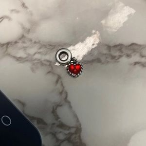 Pandora Dangling Red Heart Charm